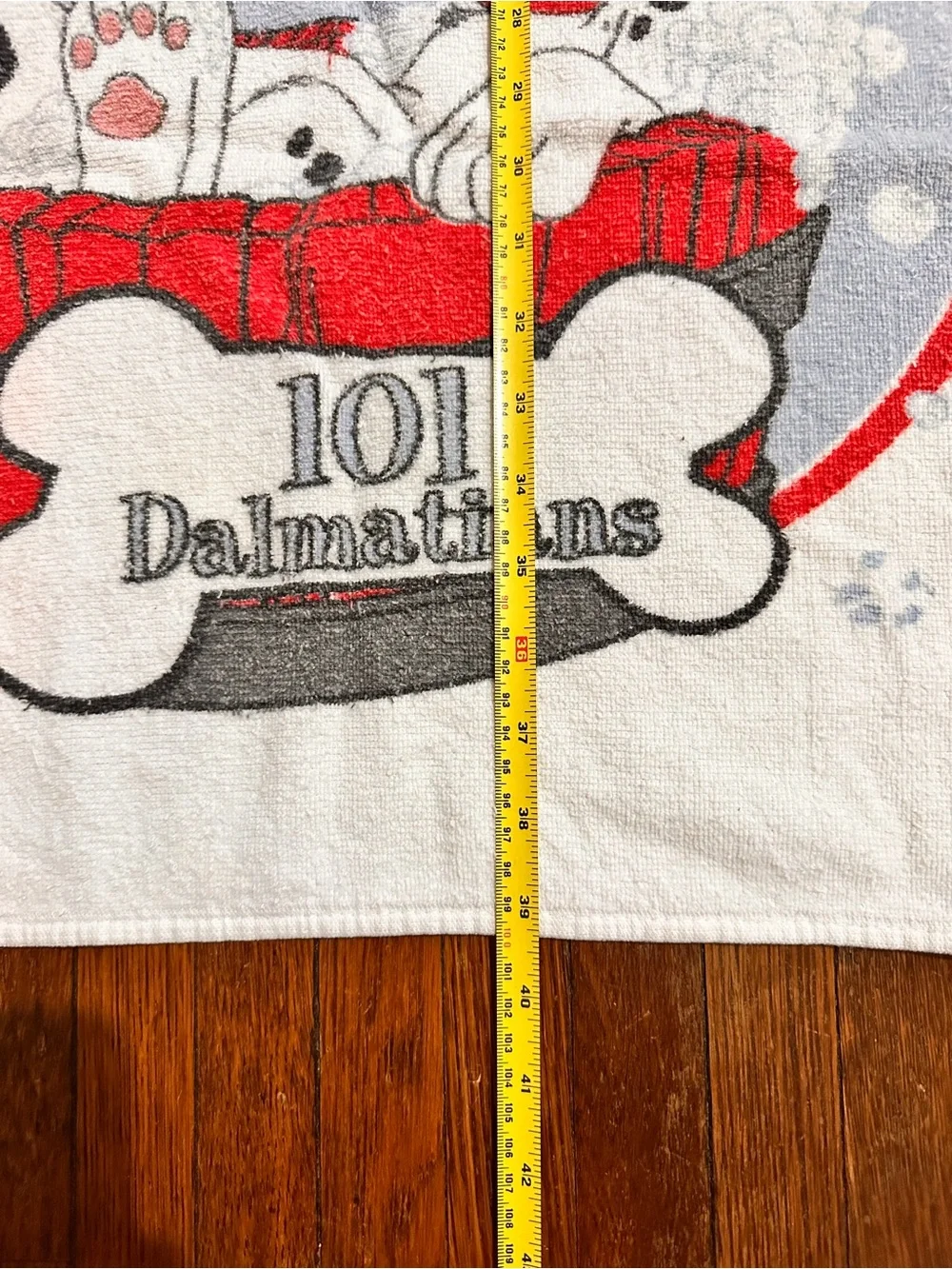 Vintage 90’s 101 Dalmatians Disney Kid’s Bath Towel